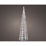 Micro LED Cone Light Iridescent Warm White | 60cm Christmas Decoration