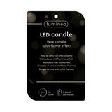 LED Wick Candle Tree Green | 19.3cm Christmas Decoration