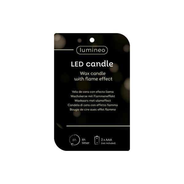 Decoris LED Wick Stacked-Sphere Vase Candle | Sage Green, 15 cm