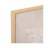 Atmosphera Beige Floral Vase Framed Canvas Wall Art | 50 x 70cm