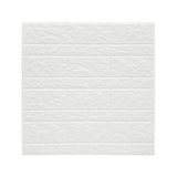 Stick'N Look White 3D Wall Tile Stickers | Pack of 2, 30 x 30 cm