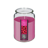 Atmosphera Raspberry Scented Candle in Glass Jar | Lid, 510g