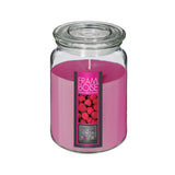 Atmosphera Raspberry Scented Candle in Glass Jar | Lid, 510g