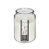 Atmosphera Vanilla Scented Glass Jar Candle with Lid | 510g
