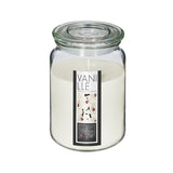Atmosphera Vanilla Scented Glass Jar Candle with Lid | 510g