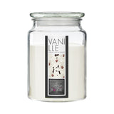 Atmosphera Vanilla Scented Glass Jar Candle with Lid | 510g