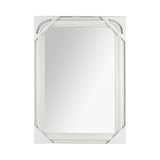 Atmosphera Adele Rounded Wall Mirror | White, 74 x 104cm, Arched Top