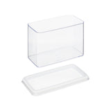 5FIVE Clear Rectangular Storage Box Container | 2L, Stackable Lid