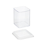 5FIVE Clear Square Food Storage Container | 1L, Tight-Seal Lid