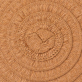 Secret de Gourmet Olivia Textured Woven Round Placemat | Camel, 38cm