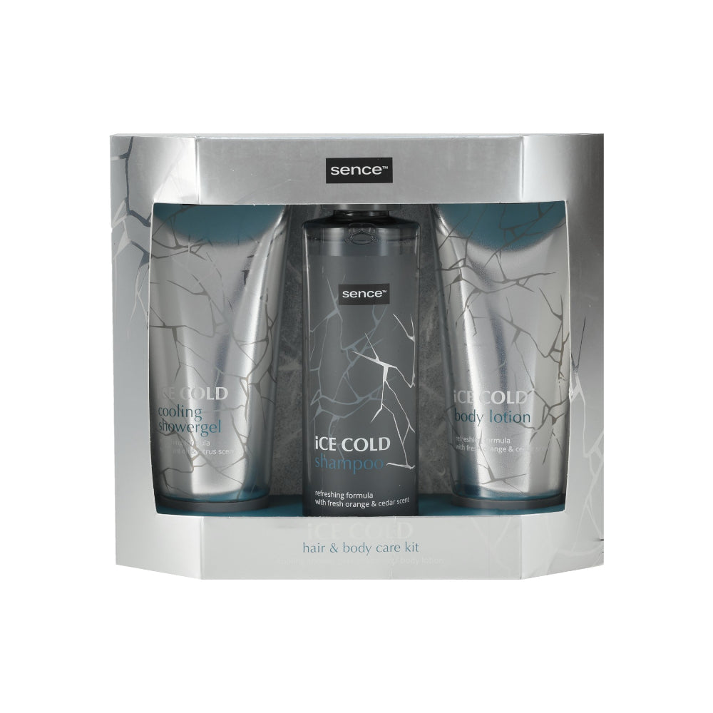 Sence Collecton Mystic Cold Men's Gift Set | 3 Pieces, Body Care, Citrus Cedar