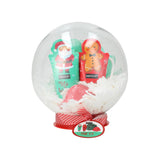Sence Collecton Snow Globe Body Care Gift Set | 4 Pieces, Santa & Gingerbread