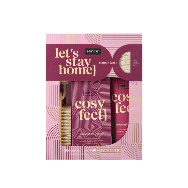 Sence Collecton Cosy Escape Foot Care Gift Set | 4 Pieces, Socks, Foot Cream