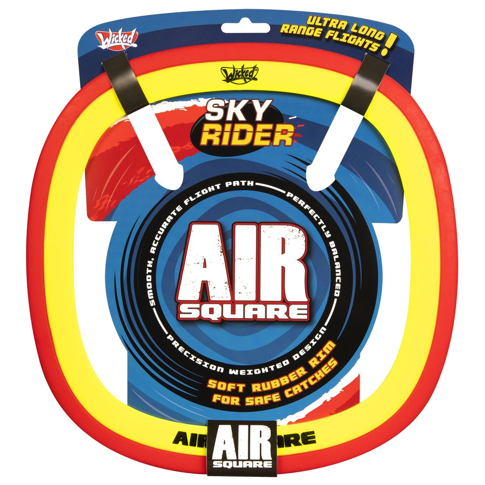 Wicked Sky Rider Air Square Frisbee - Outdoor Fun - 1 Pack