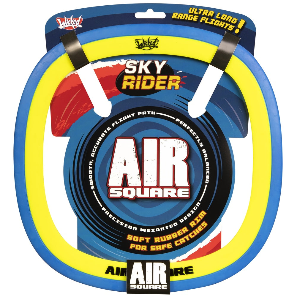 Wicked Sky Rider Air Square Frisbee - Outdoor Fun - 1 Pack