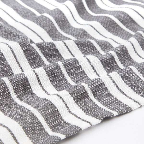 Blackmoor Grey Striped Chef Apron | Recycled Material, Branded Label