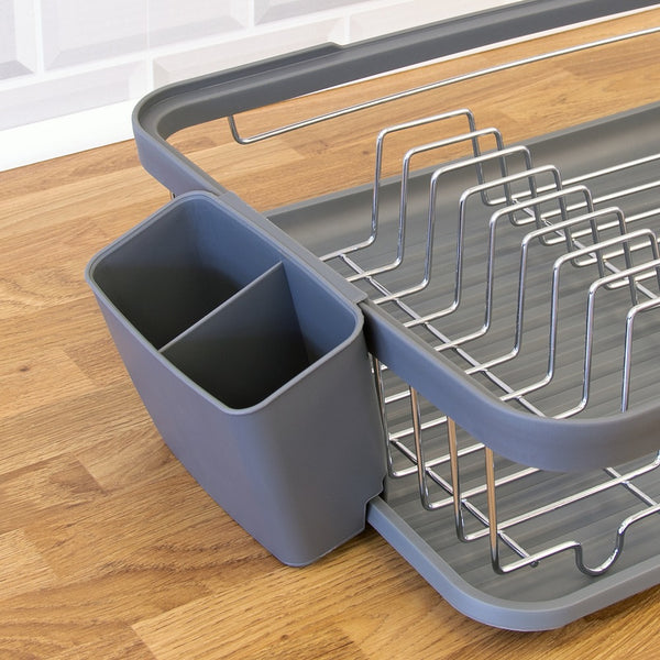 Anika Stainless Steel Dish Drainer Grey