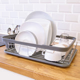 Anika Stainless Steel Dish Drainer Grey