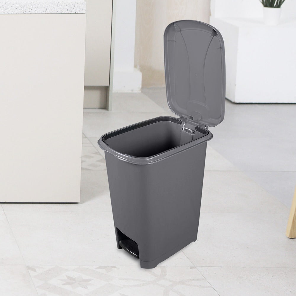 Anika Charcoal Pedal Bin | 40L