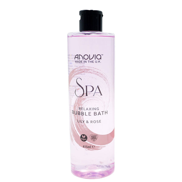 Anovia Lily & Rose Bubble Bath | 415 ml, Spa Fragrance