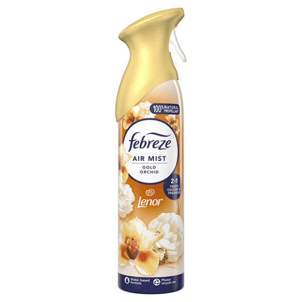 Febreze Air Mist Gold Orchid | Floral Aroma & Odor Eliminator