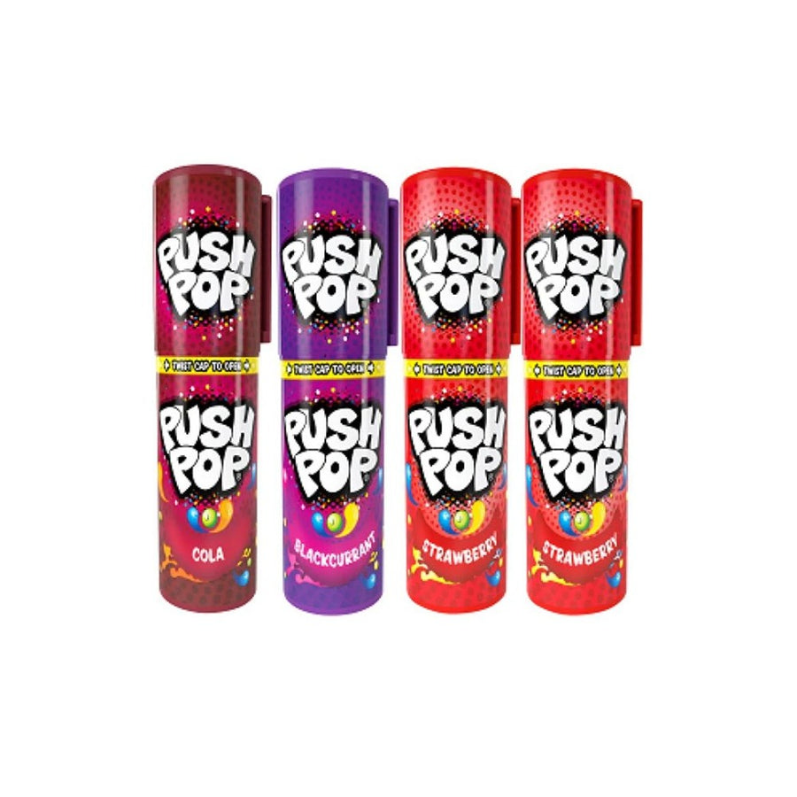 Bazooka Push Pops Candy | Multi-Flavour Portable Treat  | 27g