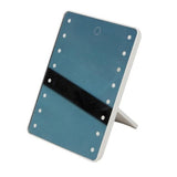 Modern LED Mirror with Touch Sensor and Adjustable Stand | White Frame