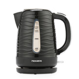 Progress Black Wave Texture Cordless Jug Kettle | 1.7 L, BPA-Free