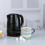 Progress Black Wave Texture Cordless Jug Kettle | 1.7 L, BPA-Free