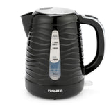 Progress Black Wave Texture Cordless Jug Kettle | 1.7 L, BPA-Free