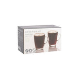 Ravenhead Entertain Tall Tapered Clear Glass Mugs | Set of 2, 28cl
