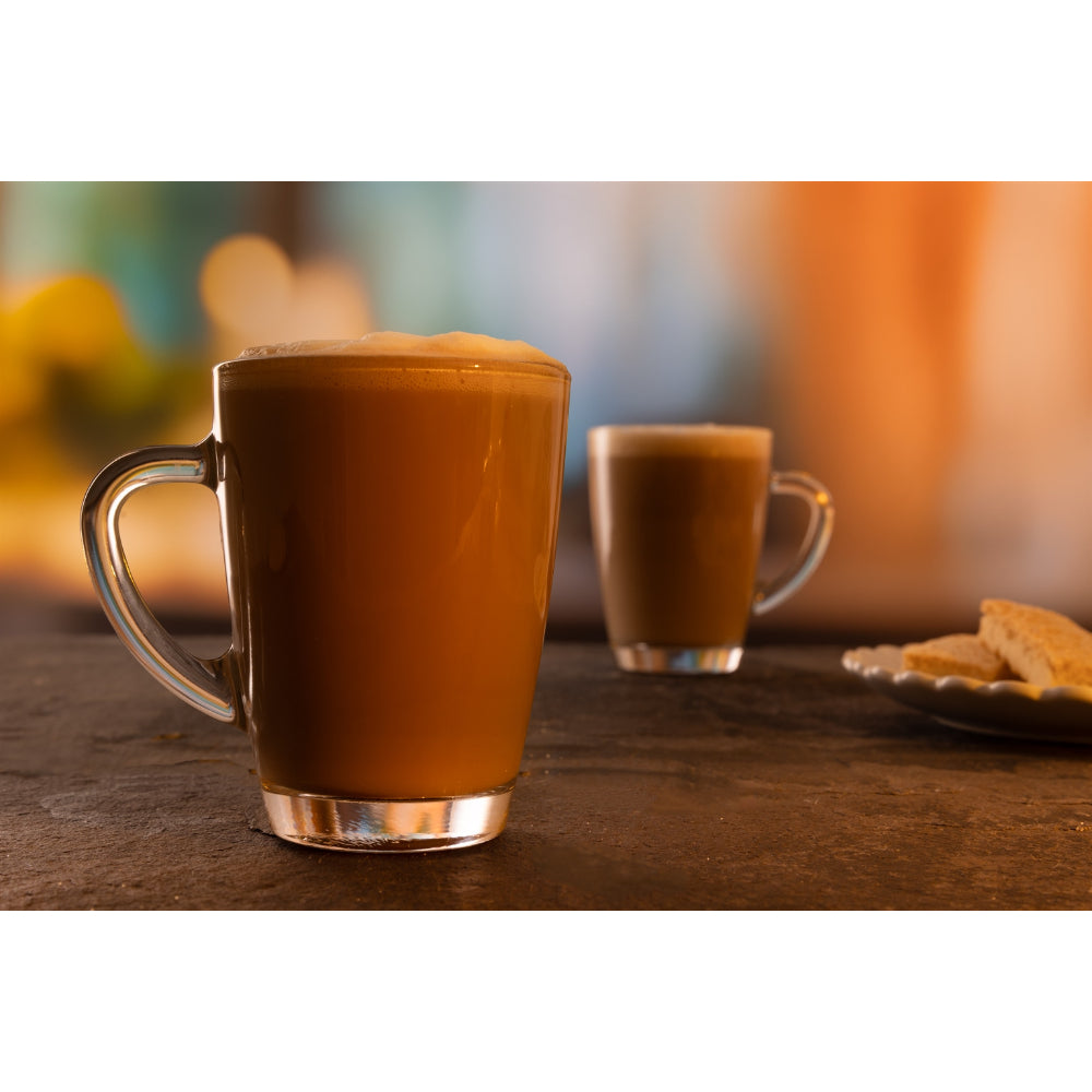 Ravenhead Entertain Tall Tapered Clear Glass Mugs | Set of 2, 28cl