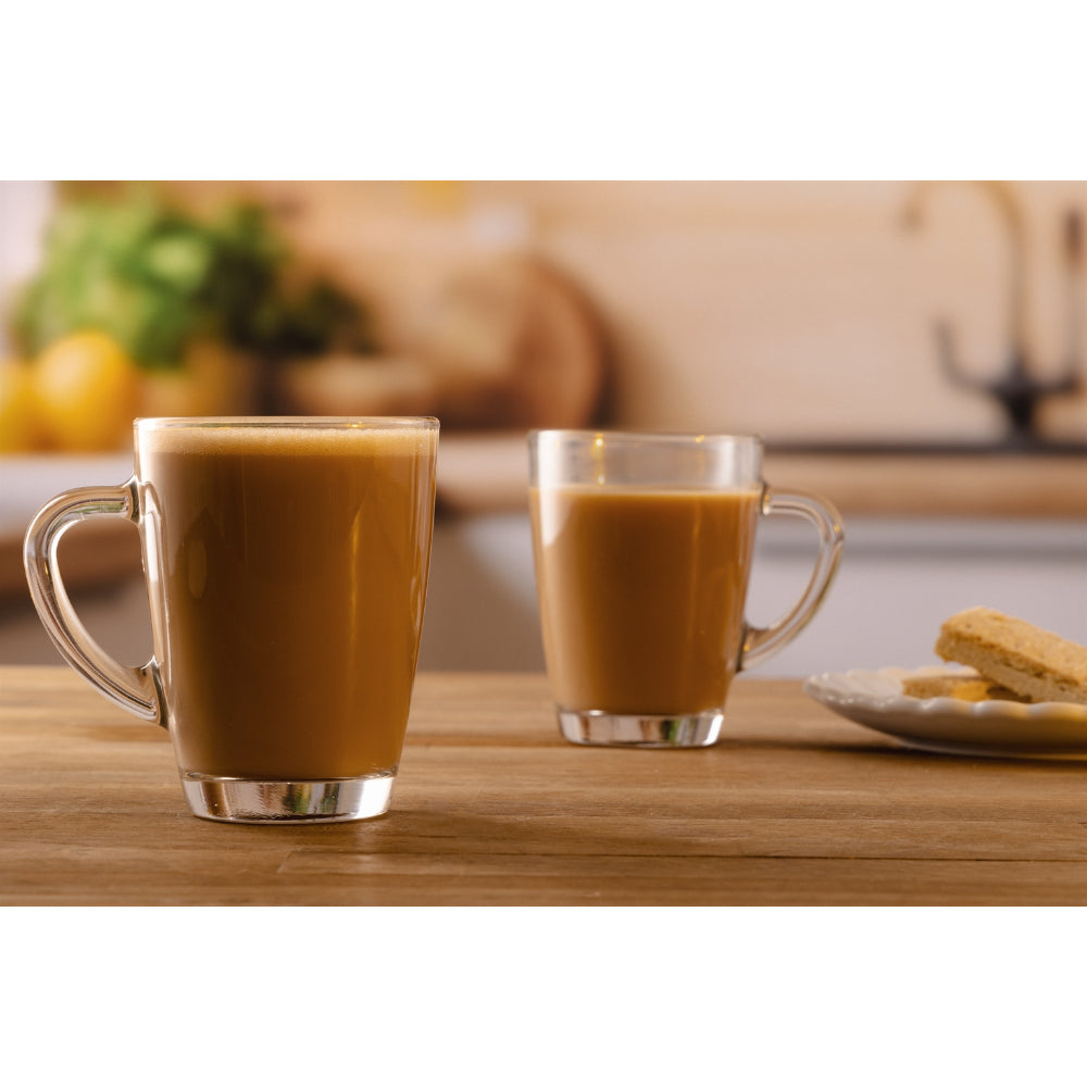 Ravenhead Entertain Tall Tapered Clear Glass Mugs | Set of 2, 28cl