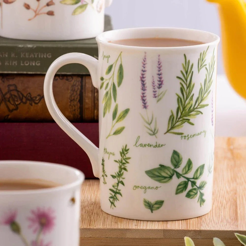 Price & Kensington Garden Herbs Lavender Mug | 300ml, Botanical Design