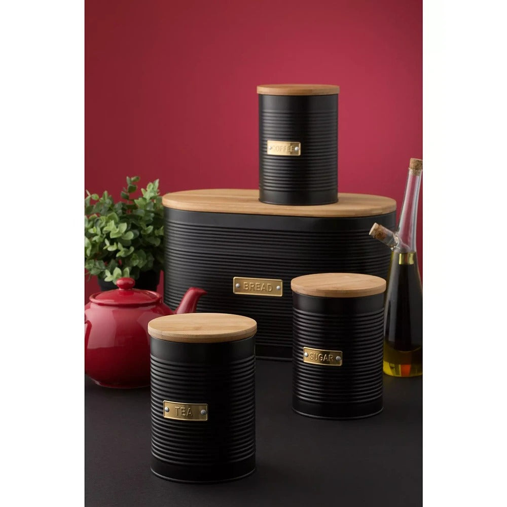 Typhoon Otto Matte Black Kitchen Compost Bin | Ventilated Lid, Carry Handle