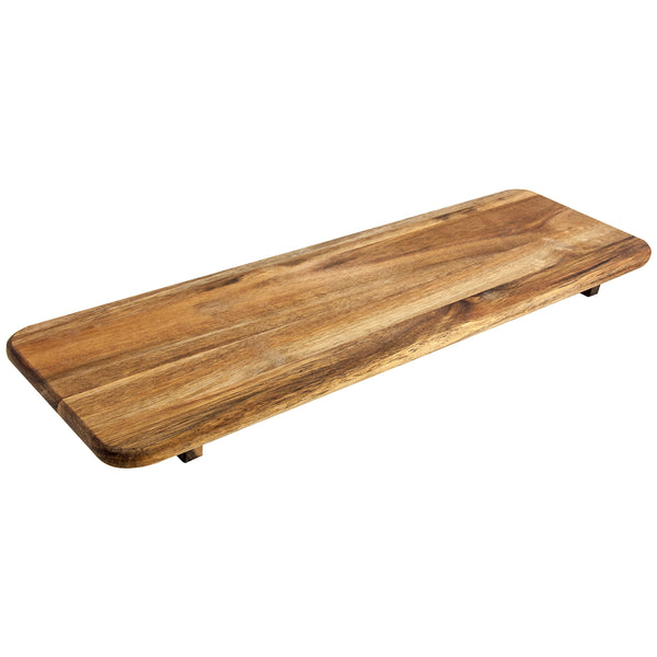 Apollo Acacia Display Platter Serving Board | Raised Feet, Rectangular