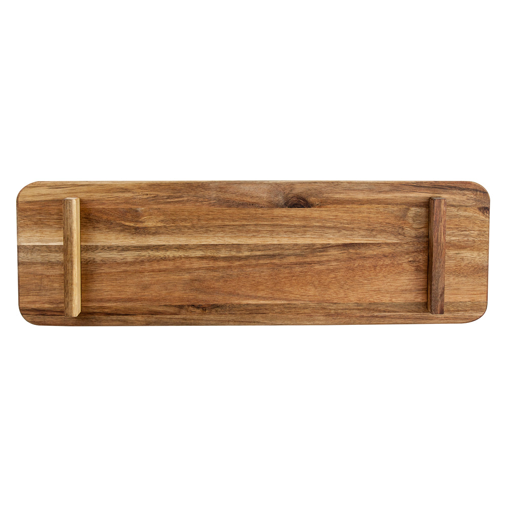 Apollo Acacia Display Platter Serving Board | Raised Feet, Rectangular