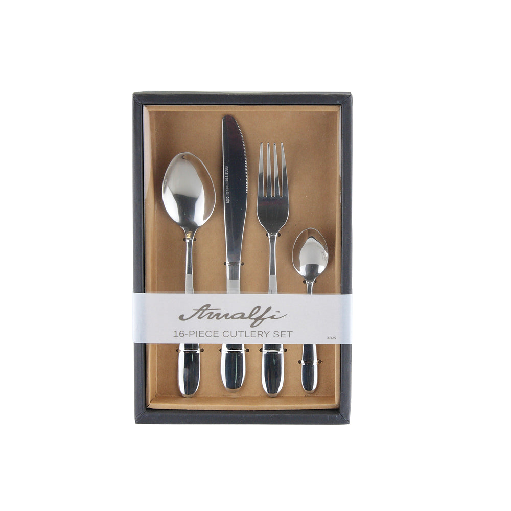 Apollo Amalfi 16 Piece Cutlery Set | High-Gloss Mirrored Finish