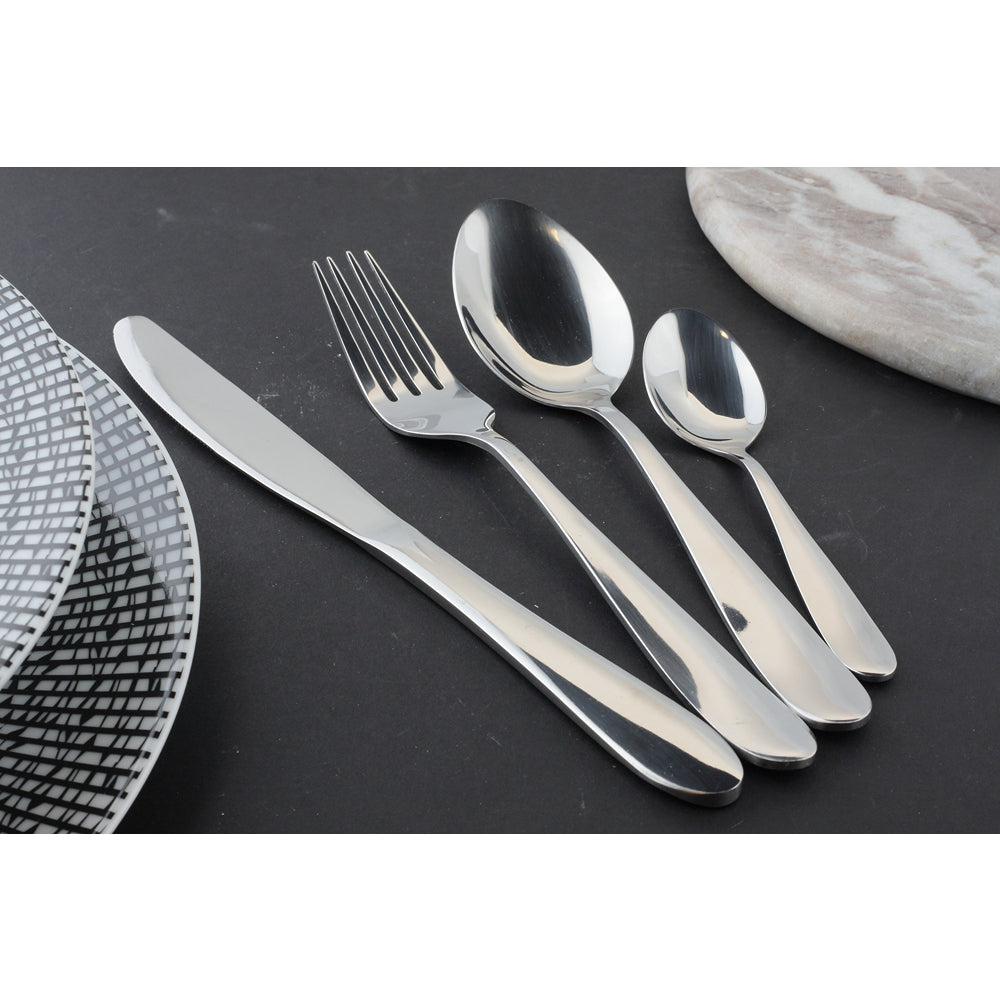 Apollo Amalfi 16 Piece Cutlery Set | High-Gloss Mirrored Finish