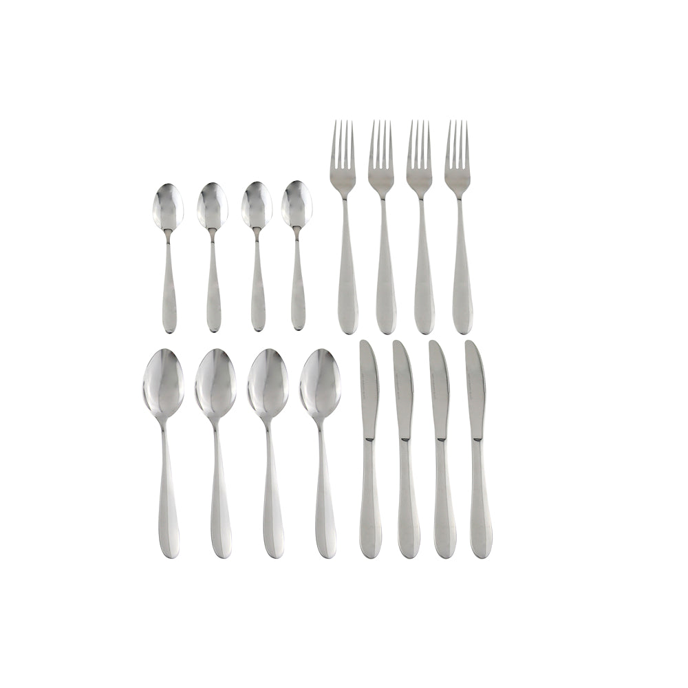 Apollo Amalfi 16 Piece Cutlery Set | High-Gloss Mirrored Finish