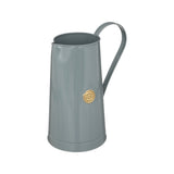 Atmosphera Chrome Metal Pitcher Vase | 25cm, Gold Medallion