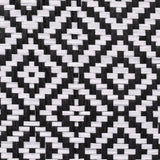 5FIVE Black and White Geometric Storage Box with Lid | 31 x 31cm