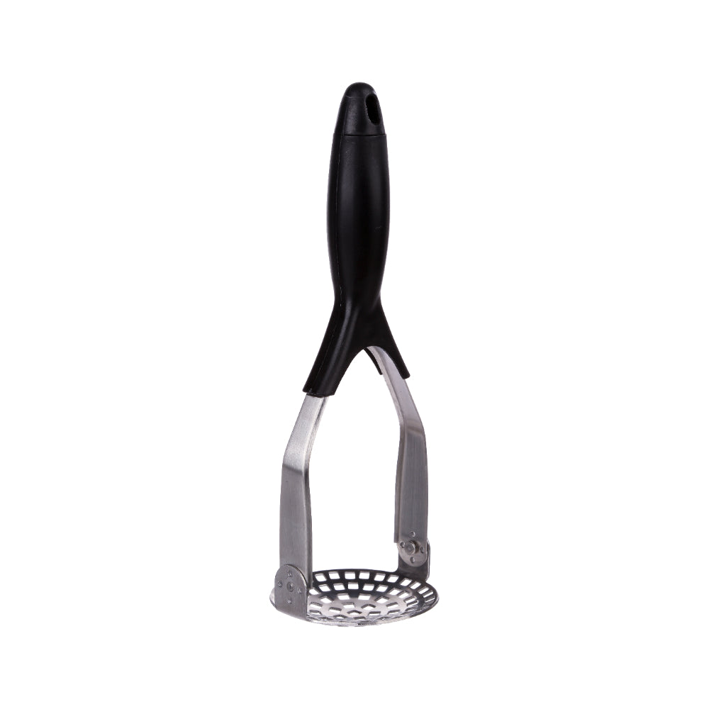 5FIVE Foldable Stainless Steel Potato Masher | Comfort-Grip Handle, Hanging Loop