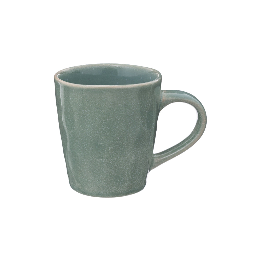 Secret de Gourmet Zoe Green Glazed Mug | 350ml, Speckled Finish