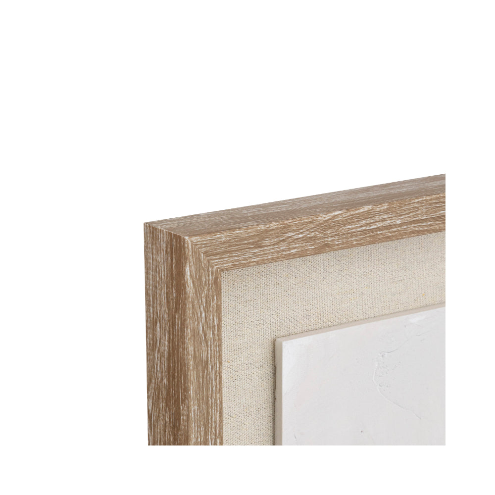 Atmosphera Tiana Beige Botanical Framed Canvas Wall Art | 40 x 50cm