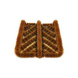 Coir Boot Scraper Mat | Durable Wire Frame for Tough Dirt