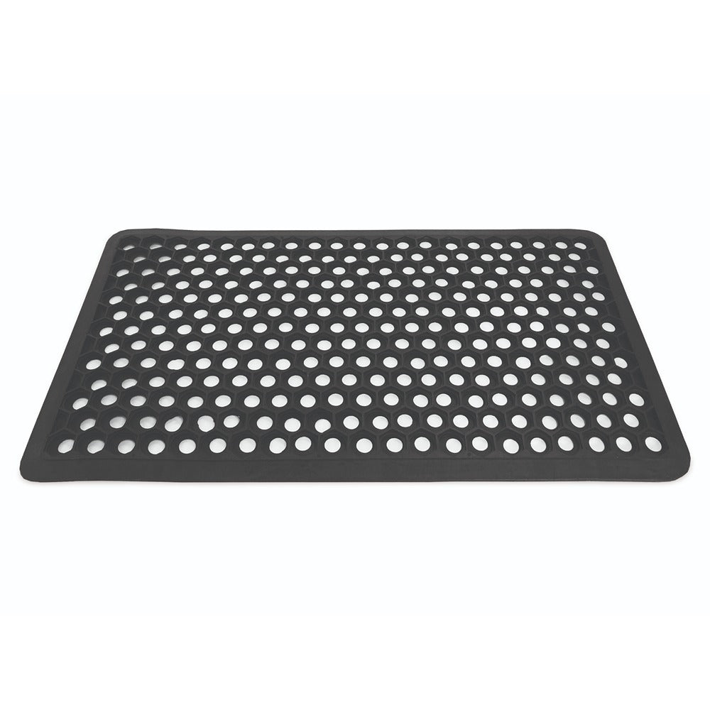 Heavy Duty Rubber Honeycomb Floor Mat | 40 x 70cm, Rectangular
