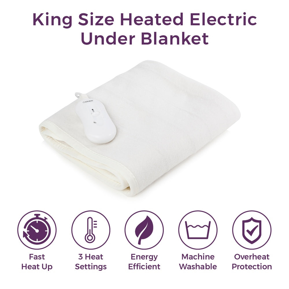 Carmen Super King Heated Under Blanket