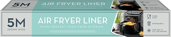 Air Fryer Disposable Non-Stick Liner Roll | 5m x 25cm, Cut-to-Size