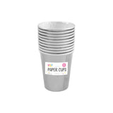 Metallic Disposable Paper Cups | Assorted Colours, Pack of 8